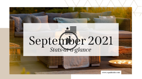 North Texas Real Estate Stats Video | September 2021